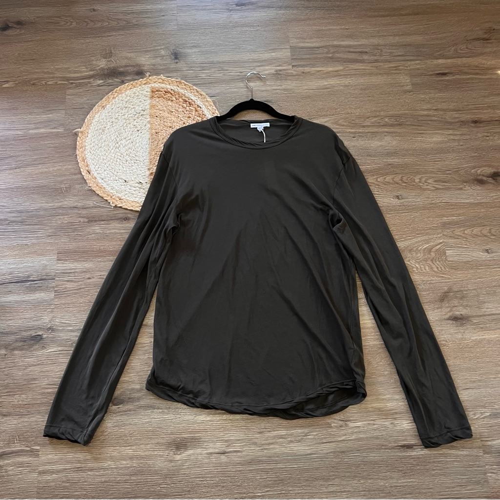 James Perse Los Angeles Womens Long Sleeve Top Nwt Retail $125